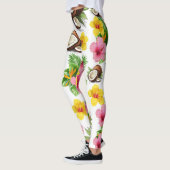 Leggings Floral blanc (Gauche)