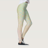 Leggings Floral bleu or Abstrait (Droite)