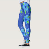 Leggings Floral Blue Star (Gauche)