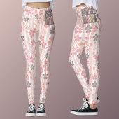 Leggings Floral Boho Mama