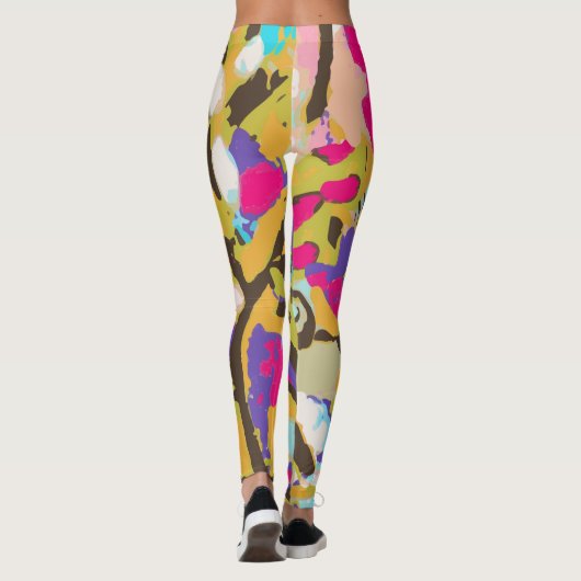 Leggings Floral Boho rose I (Dos)