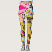 Leggings Floral Boho rose I (Devant)