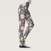 Leggings Floral de crème marine d'automne (Droite)