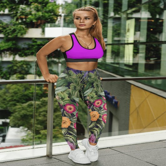 Leggings Floral de prairie rose