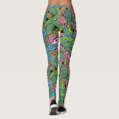 Leggings Floral décoratif/Mandala (Dos)