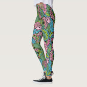 Leggings Floral décoratif/Mandala (Gauche)