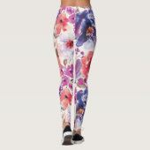 Leggings Floral Design Moderne (Dos)