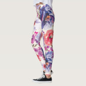 Leggings Floral Design Moderne (Gauche)
