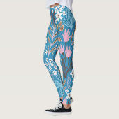 Leggings Floral Ditzy : Design Vintage de printemps. (Gauche)