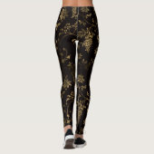 Leggings Floral doré (Dos)