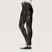 Leggings Floral doré (Gauche)