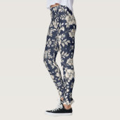 Leggings Floral en bleu (Gauche)