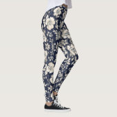Leggings Floral en bleu (Droite)