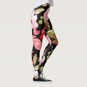Leggings Floral Et Glamour Sans Couleur Motif (Droite)