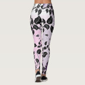 Leggings Floral et Pois (Dos)