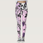 Leggings Floral et Pois (Devant)