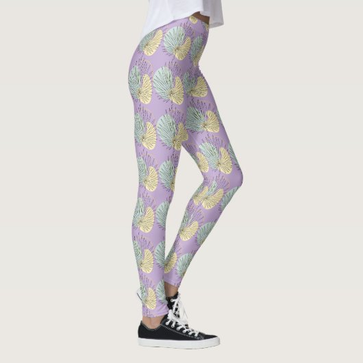 Leggings Floral géométrique Abstrait (Droite)