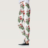 Leggings Floral Green Leaf  (Gauche)