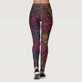 Leggings Floral Inspiré Mandala (Dos)