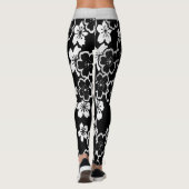 Leggings Floral japonais monochrome (Dos)