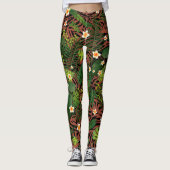 Leggings Floral moderne élégant (Devant)