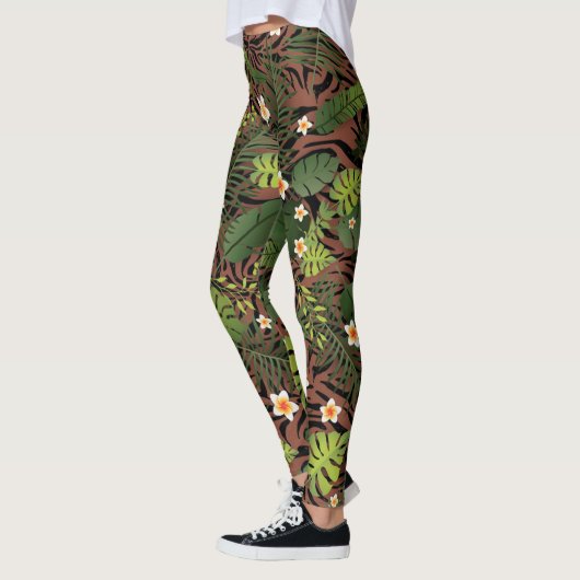 Leggings Floral moderne élégant (Gauche)
