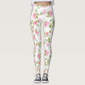 Leggings Floral moderne élégant (Devant)