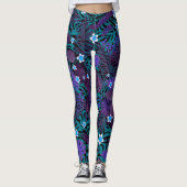 Leggings Floral moderne élégant (Devant)