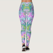 Leggings ~ Floral multicolore ~ Original (Dos)