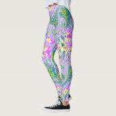 Leggings ~ Floral multicolore ~ Original (Gauche)