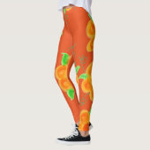 Leggings Floral Orange brillant (Gauche)