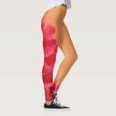 Leggings Floral orange melon et rose chaud (Droite)