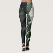 Leggings Floral Orchidée blanche (Dos)