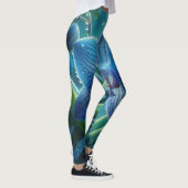 Leggings Floral orchidée bleue (Droite)