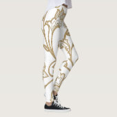 Leggings Floral Oriental : Ethnique Carrelée. (Droite)
