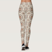 Leggings Floral Oriental Motif ethnique (Dos)