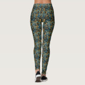 Leggings Floral Paisley Motif d'impression (Dos)