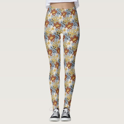 Leggings Floral plat biologique (Devant)
