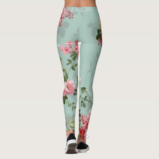 Leggings Floral populaire (Dos)