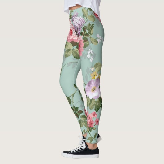 Leggings Floral populaire (Gauche)