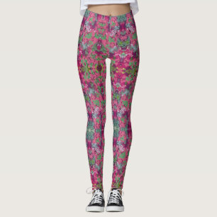 Leggings Floral rose