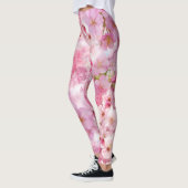 Leggings floral rose (Gauche)