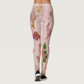 Leggings Floral rose antique (Dos)