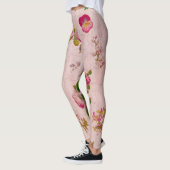 Leggings Floral rose antique (Gauche)
