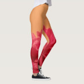 Leggings Floral rose chaud Melon (Droite)