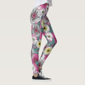 Leggings Floral rose du jardin australien (Droite)
