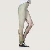 Leggings Floral rose tropical blanc (Droite)