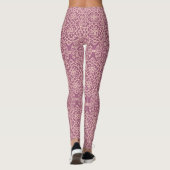 Leggings Floral Seamless : Beau Arrière - plan Motif (Dos)