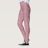 Leggings Floral Seamless : Beau Arrière - plan Motif (Gauche)