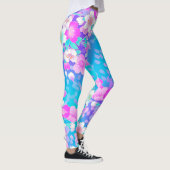 Leggings Floral sur bleu (Droite)